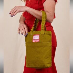 Big Bud Press Mini Tote in Olive Green. EUC, never used.